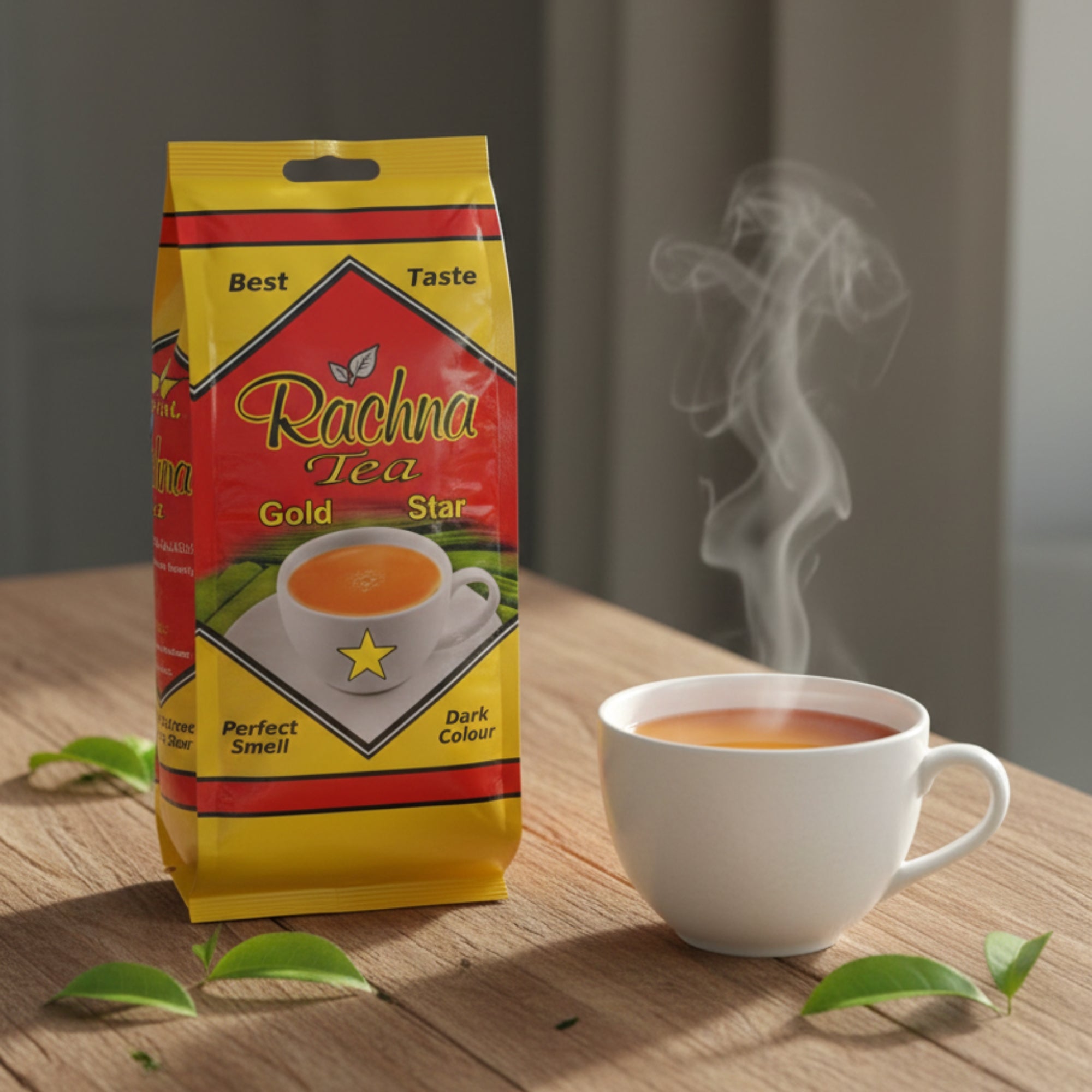 Rachna Tea Gold Star – Extra Strong Black Tea with Rich Aroma 250g Pack